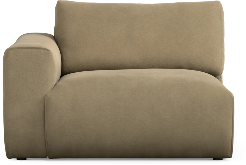 Free - 1,5-sits med armstöd vänster - Beige
