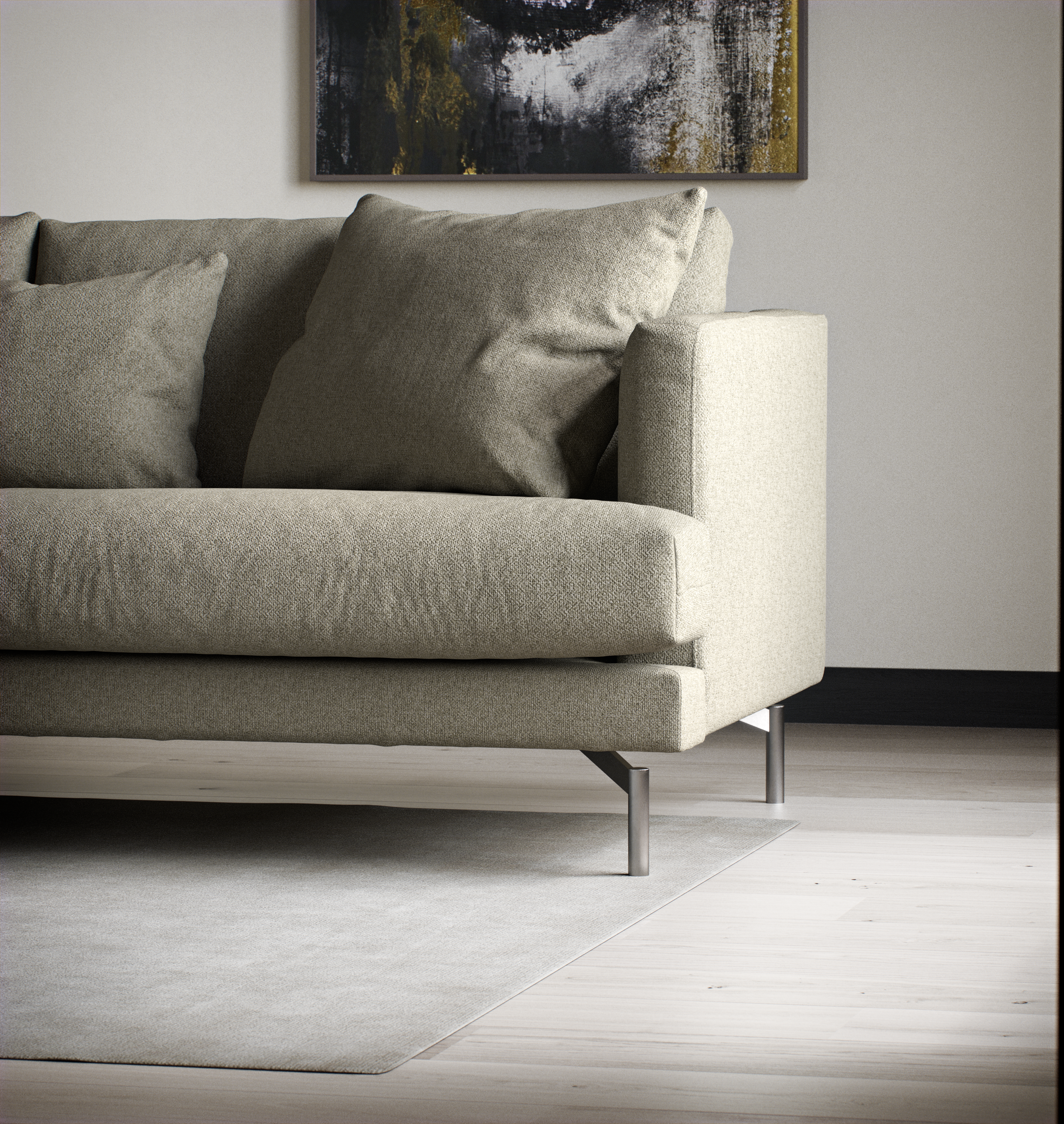 Harper - 3-sits soffa med divan vänster - inspiration