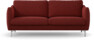 Madison Lux - 3-sits soffa - Röd