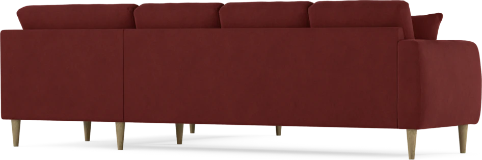 Eden - Hörnsoffa, 3+2-sits - Röd