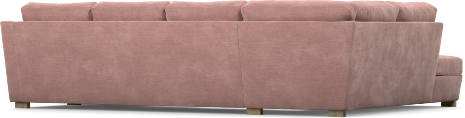 Friday - 3-sits soffa med divan vänster och schäslong höger - Rosa