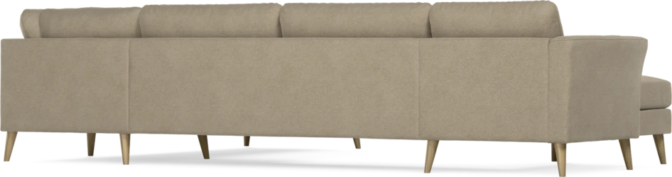 Bridge - Hörnsoffa, 3+2-sits med schäslong vänster - Beige