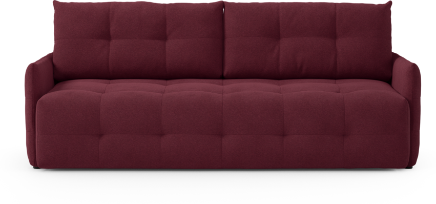 Bella - Bäddsoffa 3-sits - Röd