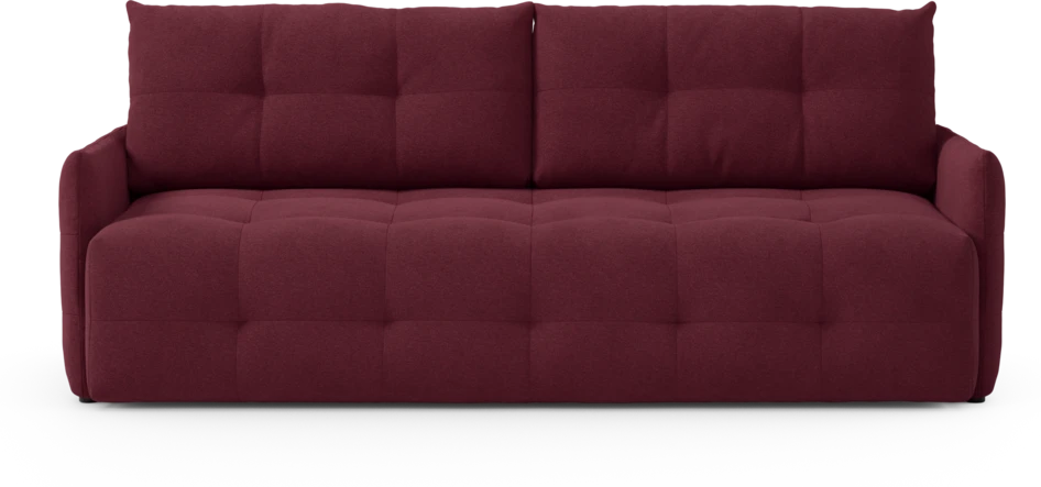 Bella - Bäddsoffa 3-sits - Röd