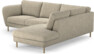 Madison Lux - 2-sits soffa med divan höger - Beige
