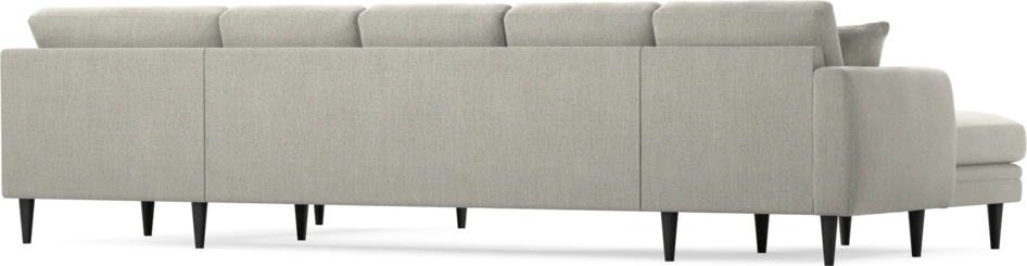 Eden - 3-sits soffa med schäslong vänster och divan höger - Grå