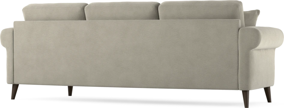 Eden - 3-sits soffa svängd - Brun