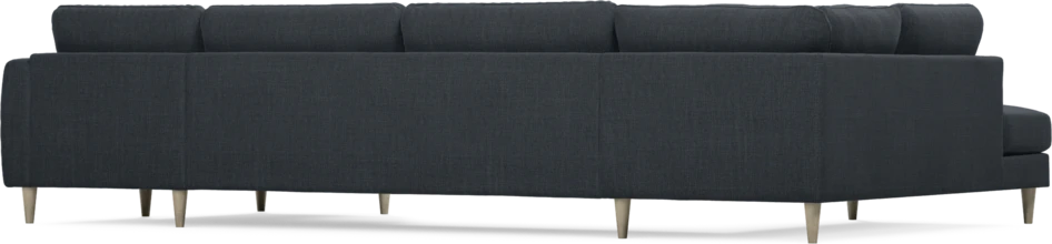 Bridge - 3-sits soffa med divan vänster och schäslong höger - Blå