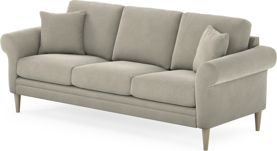 Eden - 3-sits soffa - Brun