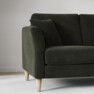 Eden - 2-sits soffa med schäslong - Grön