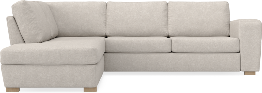 Friday - 2,5-sits soffa med divan vänster - Grå