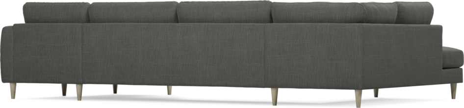 Bridge - 3-sits soffa med divan vänster och schäslong höger - Grå