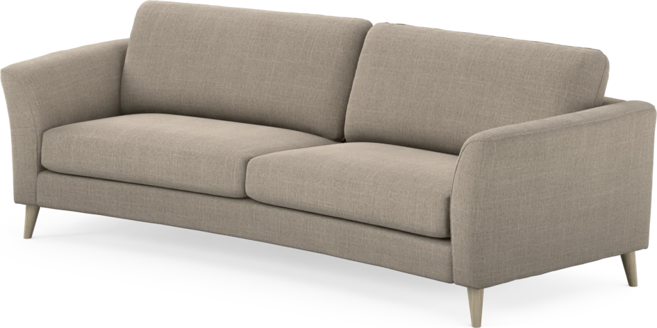 Bridge - 3-sits soffa svängd - Beige