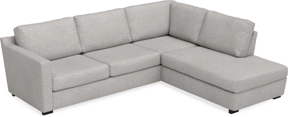 Friday - 2,5-sits soffa med divan höger - Vit