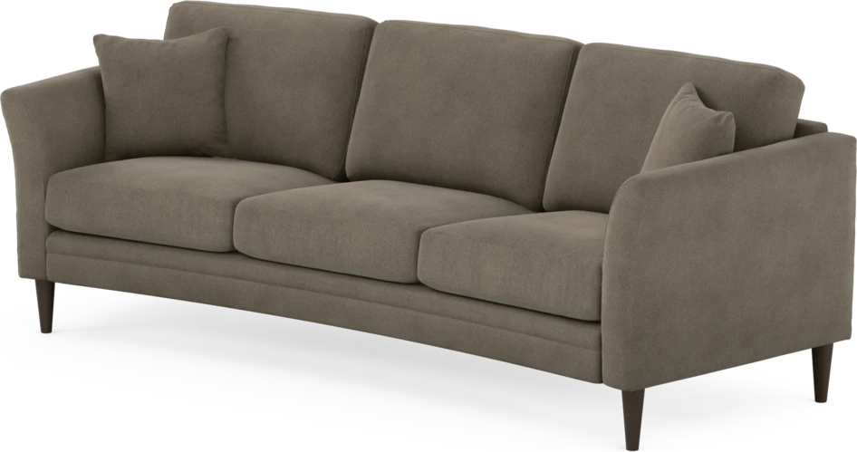 Eden - 3-sits soffa svängd - Beige