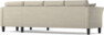 Eden - 3-sits soffa med schäslong - Beige