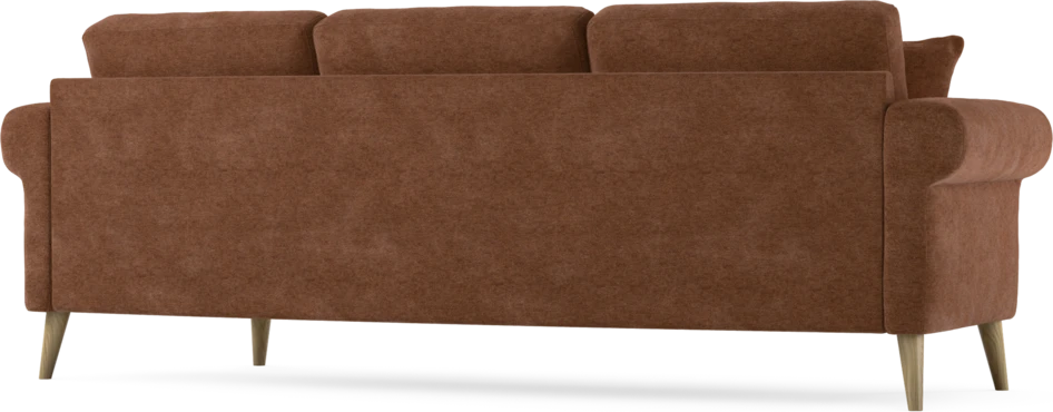 Eden - 3-sits soffa svängd - Orange