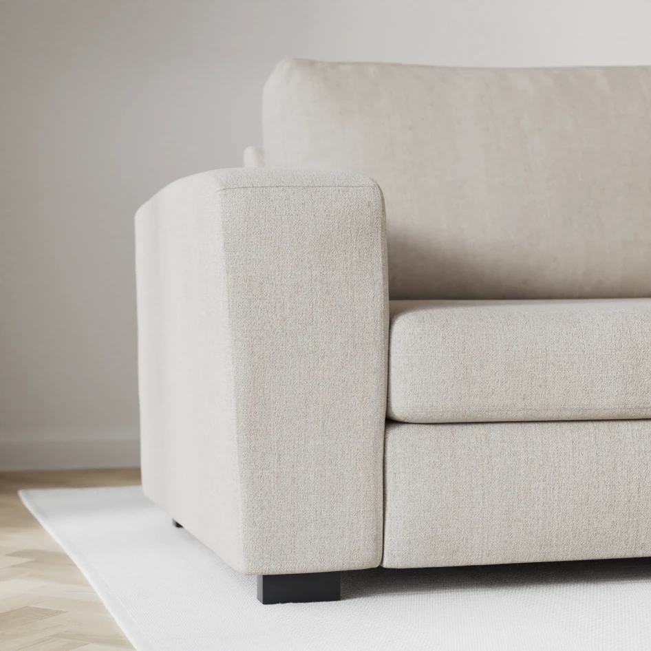 Friday - 2-sits soffa med två schäslonger - Beige