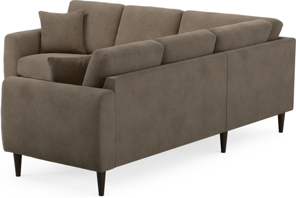 Eden - Hörnsoffa, 2+2-sits - Brun