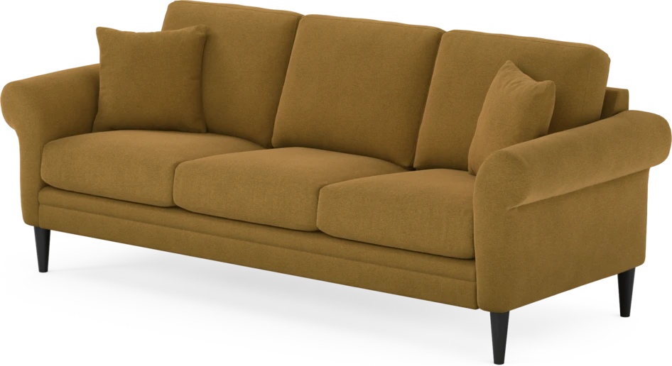 Eden - 3-sits soffa - Gul