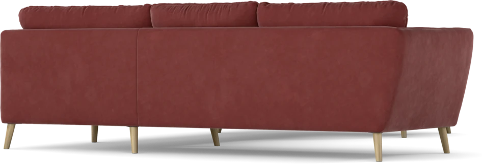 Madison Lux - Hörnsoffa med schäslong höger - Rosa