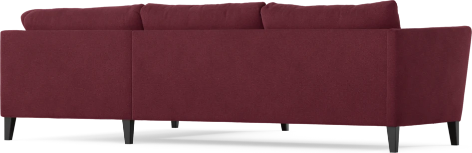 Winston - 3-sits soffa med divan höger - Röd