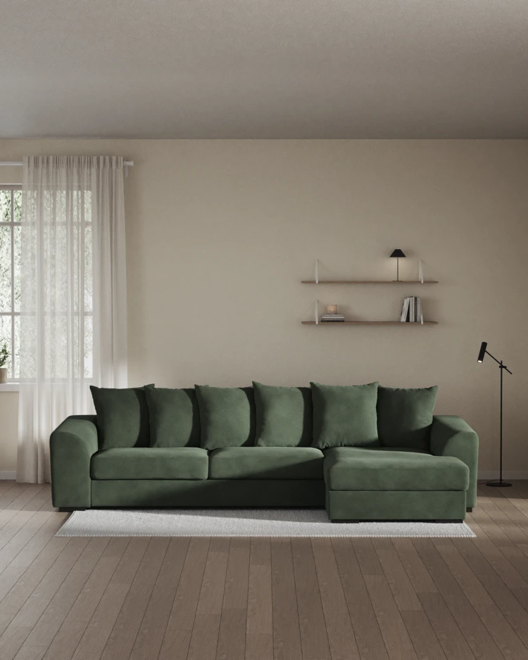 Town - 3-sits soffa med schäslong höger - inspiration