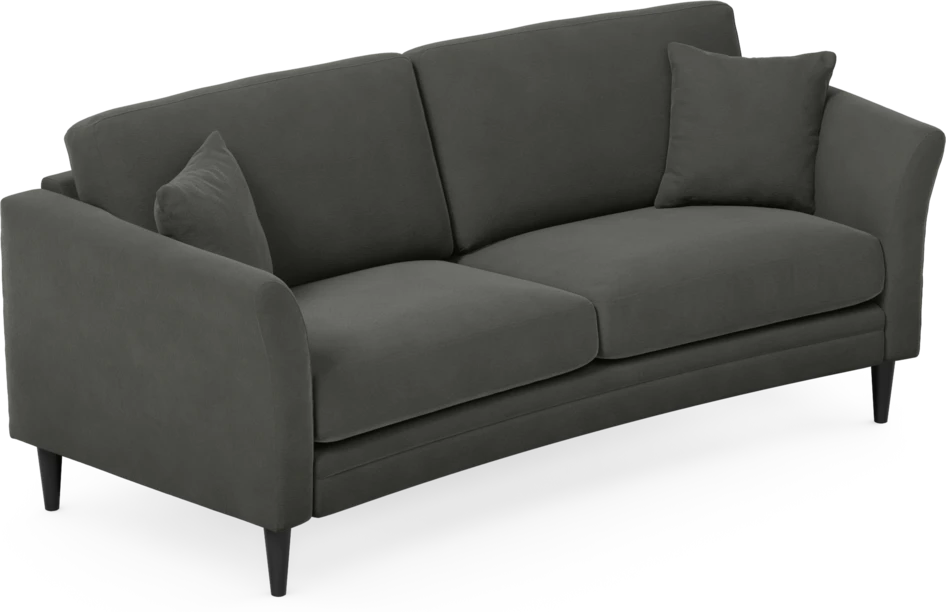 Eden - 2,5-sits soffa svängd - Grå