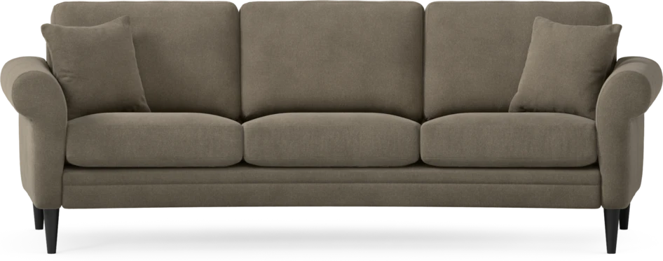 Eden - 3-sits soffa svängd - Beige