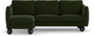 Madison Lux - 2-sits soffa med schäslong vänster - Grön