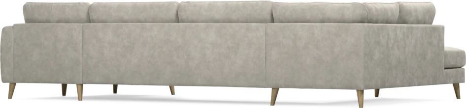 Bridge - 3-sits soffa med divan vänster och schäslong höger - Grå