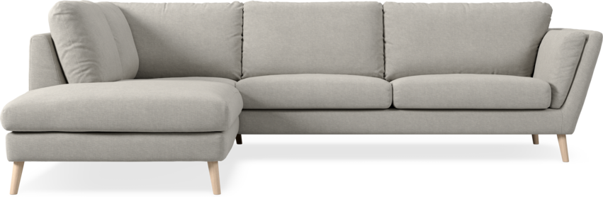 Madison - 3-sits soffa med divan vänster - Grå