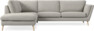 Madison - 3-sits soffa med divan vänster - Grå