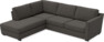 Friday - 2,5-sits soffa med divan vänster - Grå