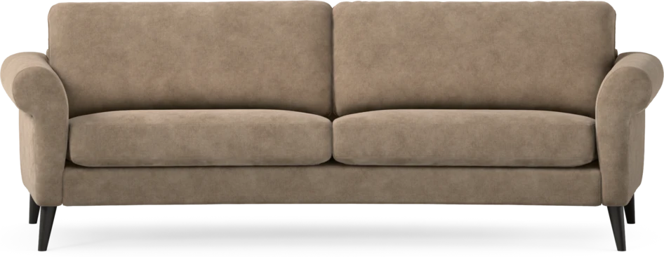 Bridge - 3-sits soffa svängd - Beige