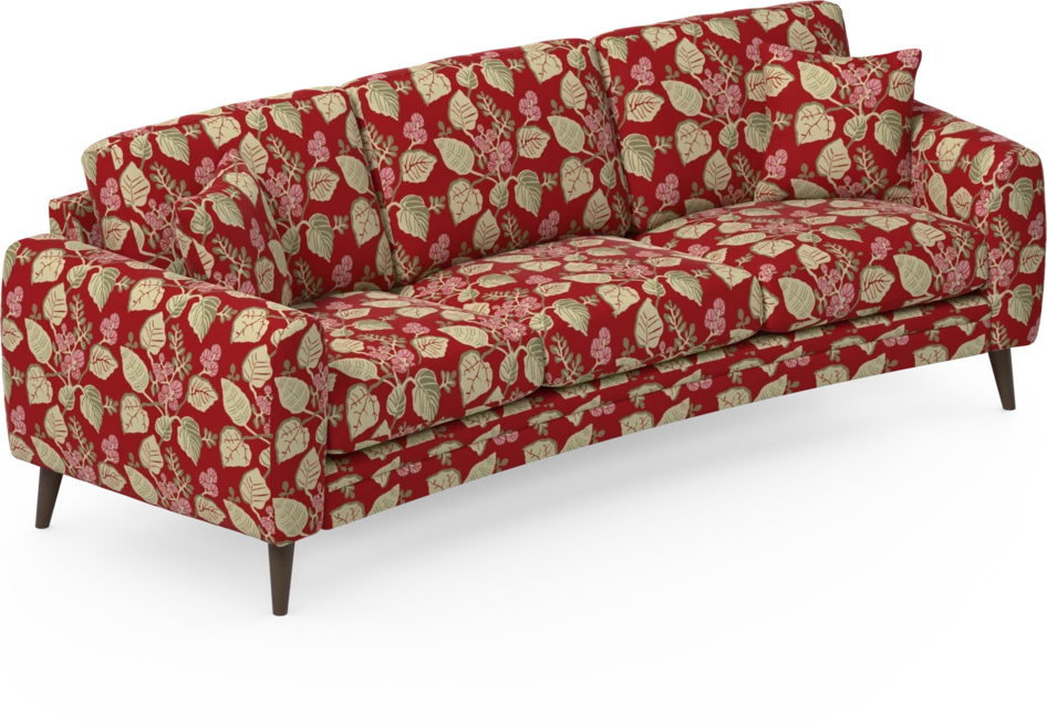 Eden - 3-sits soffa svängd - Flerfärgad