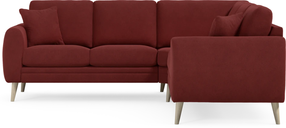 Eden - Hörnsoffa, 2+2-sits - Röd