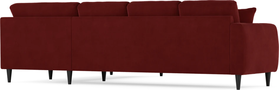 Eden - Hörnsoffa, 3+2-sits - Röd