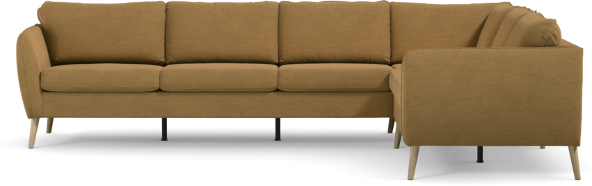 County - Hörnsoffa, 3+2-sits - Gul