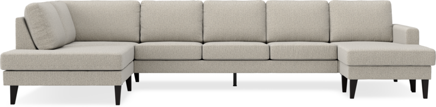 Sierra - 4-sits soffa med divan vänster och schäslong höger - Beige