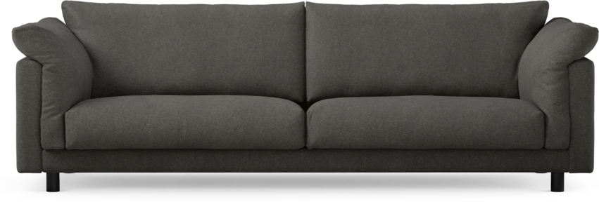 Cherrie - 4-sits soffa, fast klädsel - Grå