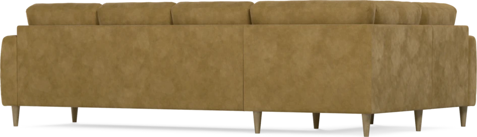 Eden - Hörnsoffa, 1+3-sits - Gul