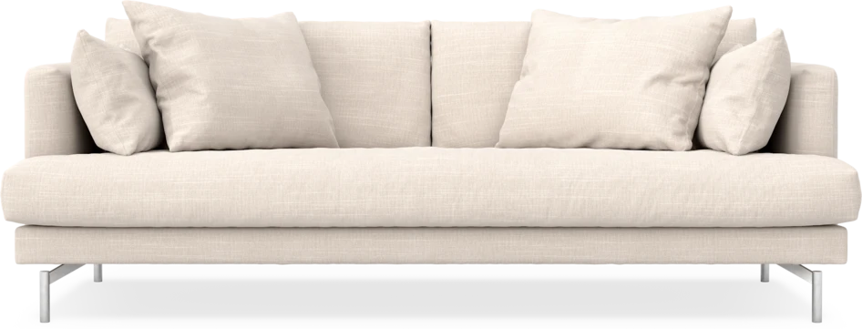 Harper - 3-sits soffa, hel dyna - Beige