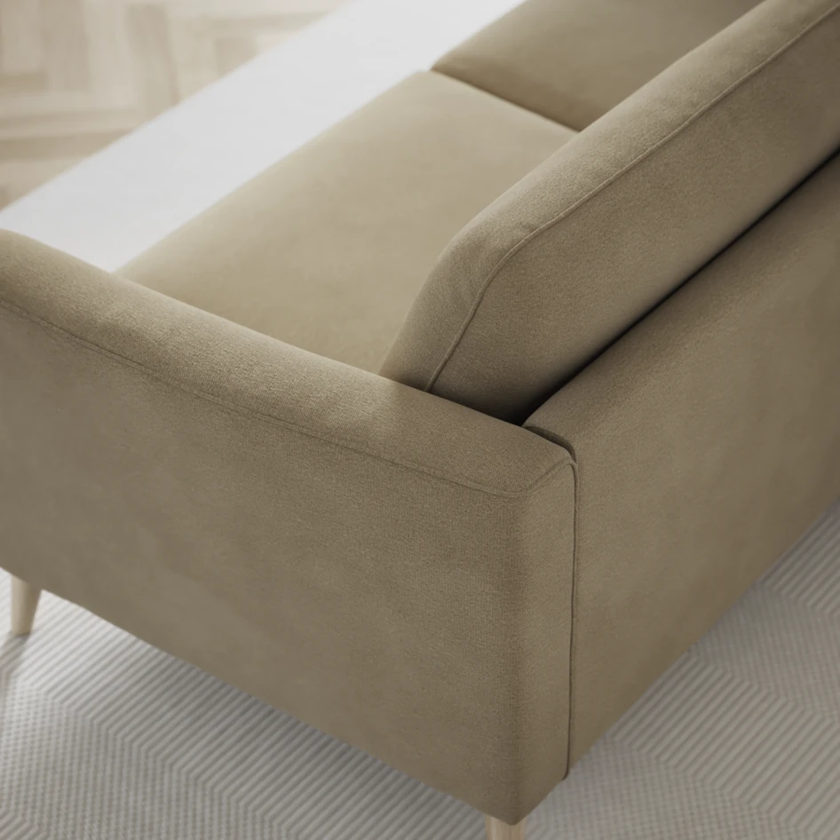 Bridge - Hörnsoffa, 3+3-sits - Beige