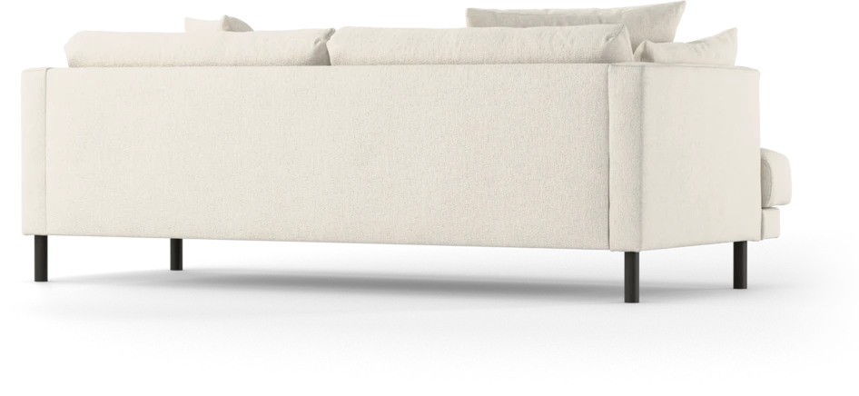 Harper - 3-sits soffa, hel dyna - Vit