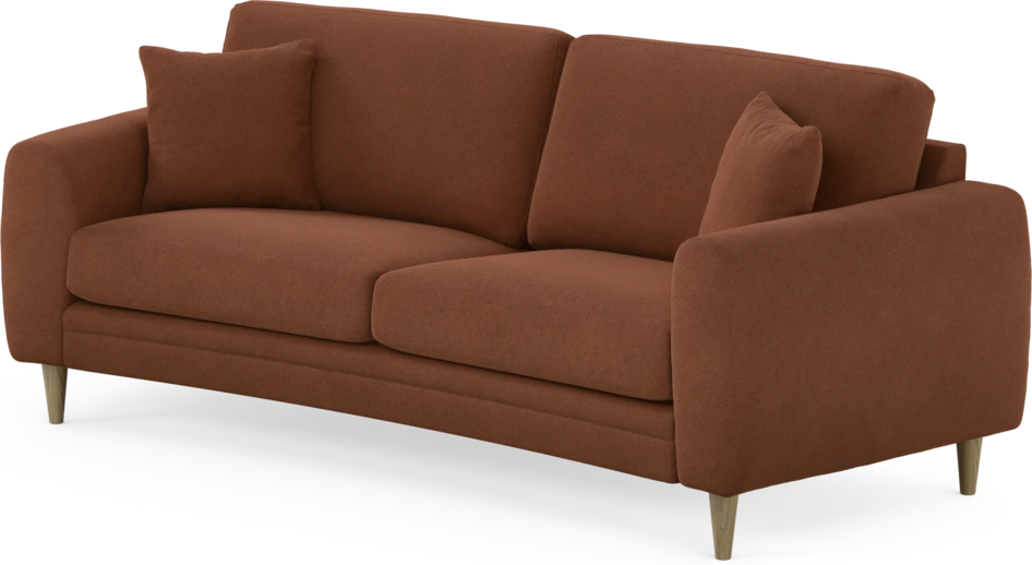 Eden - 2,5-sits soffa svängd - Orange