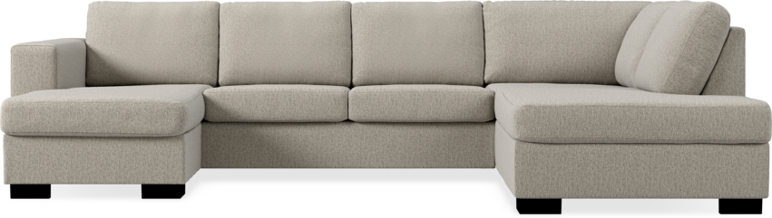 Nevada - 3-sits soffa med schäslong vänster och divan höger - Beige