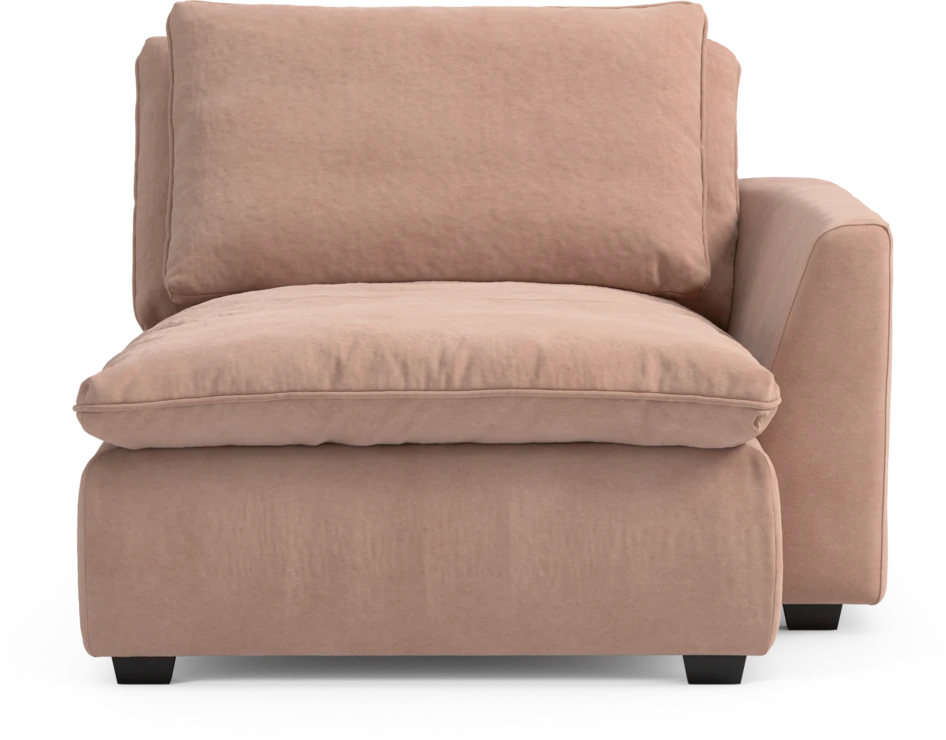 Bellora - Schäslong med armstöd höger - Rosa