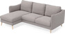 Madison Lux - 2-sits soffa med schäslong vänster - Grå