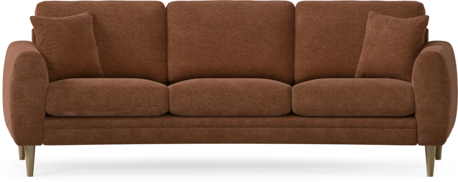 Eden - 3-sits soffa svängd - Orange